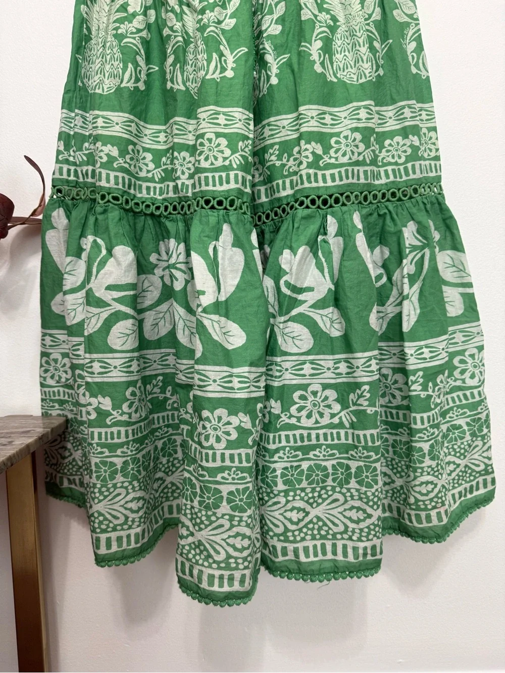 FARM Rio Green One-Shoulder Floral Maxi Dress - Picture 7 of 9
